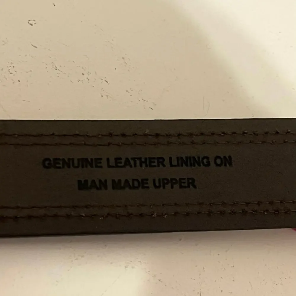 Dockers Sz 42 Men’s Belt Leather Lining‎ Brown Silver Buckle